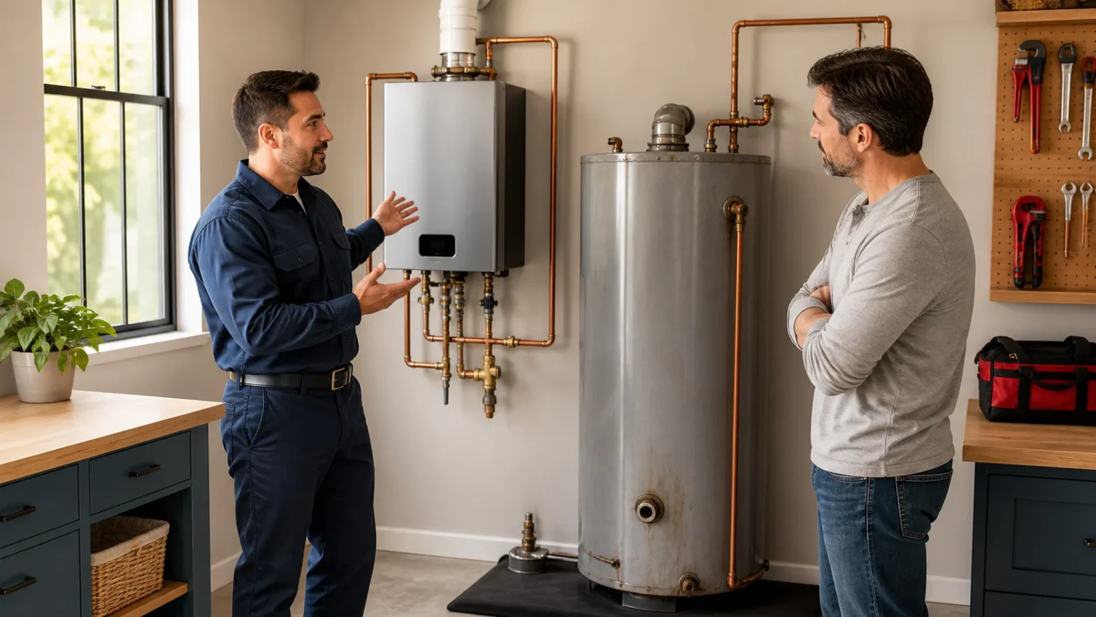 Tank Vs. Tankless Water Heater Replacement for Arcadia Homes