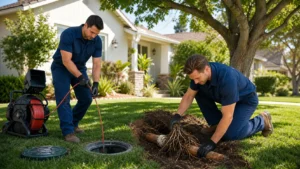 When Tree Roots Clog Your Main Drain in Monrovia